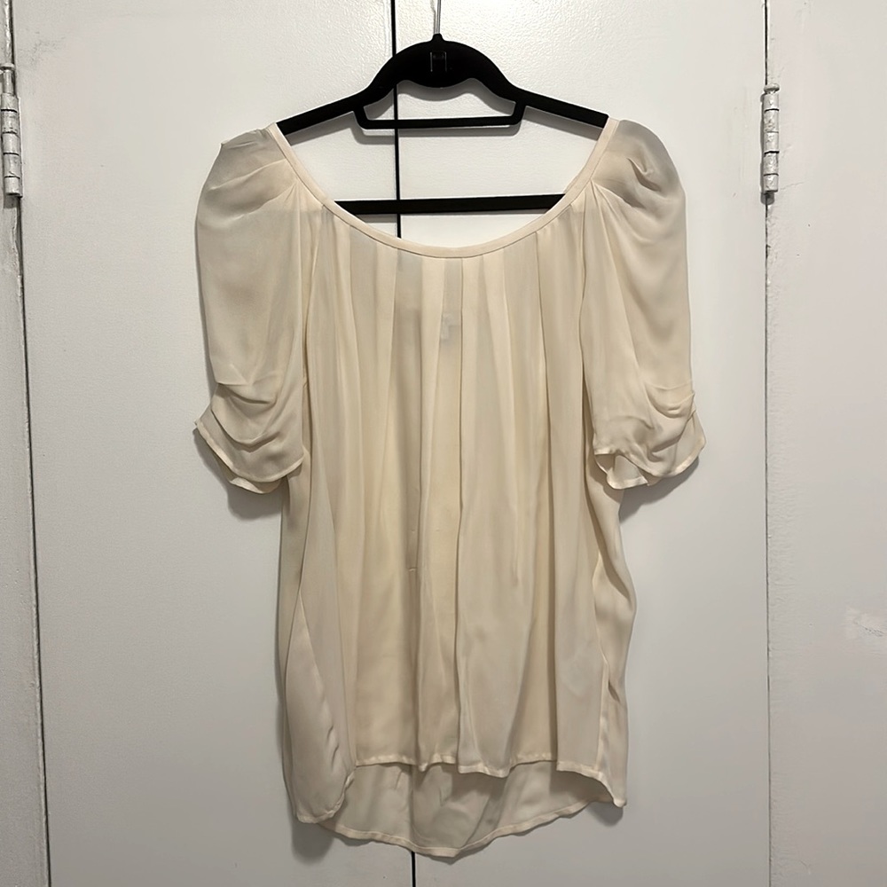Joie silk blouse with back bow